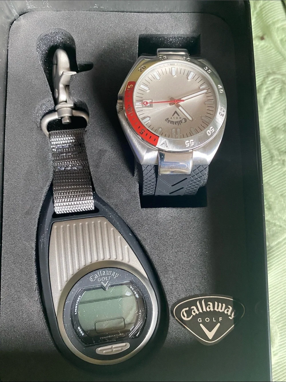 Callaway golf watch set brand new boxed set